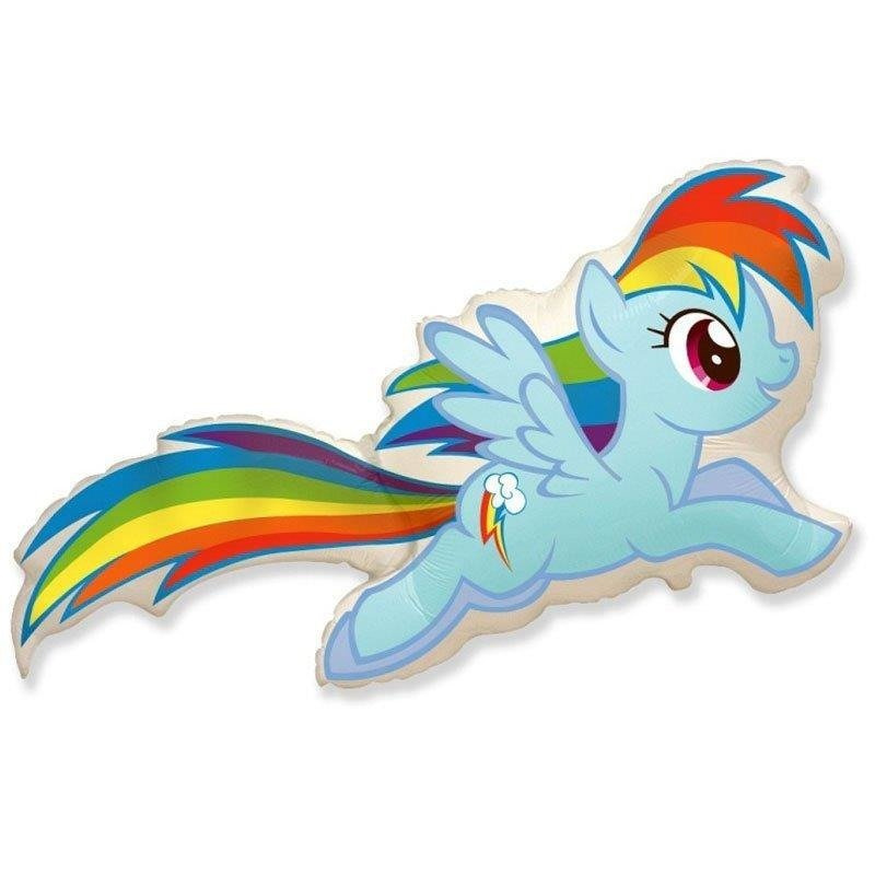Fóliový balón Rainbow Dash
