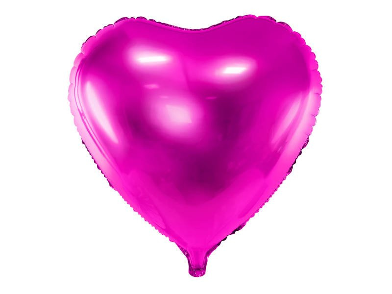 Fóliový balón ružové srdce – 45 cm